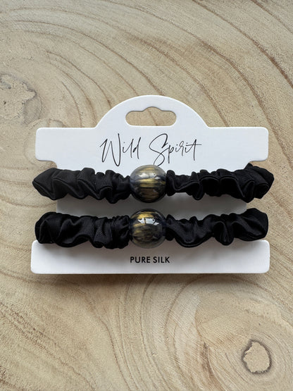 Pure Silk Hair Bobble Duo