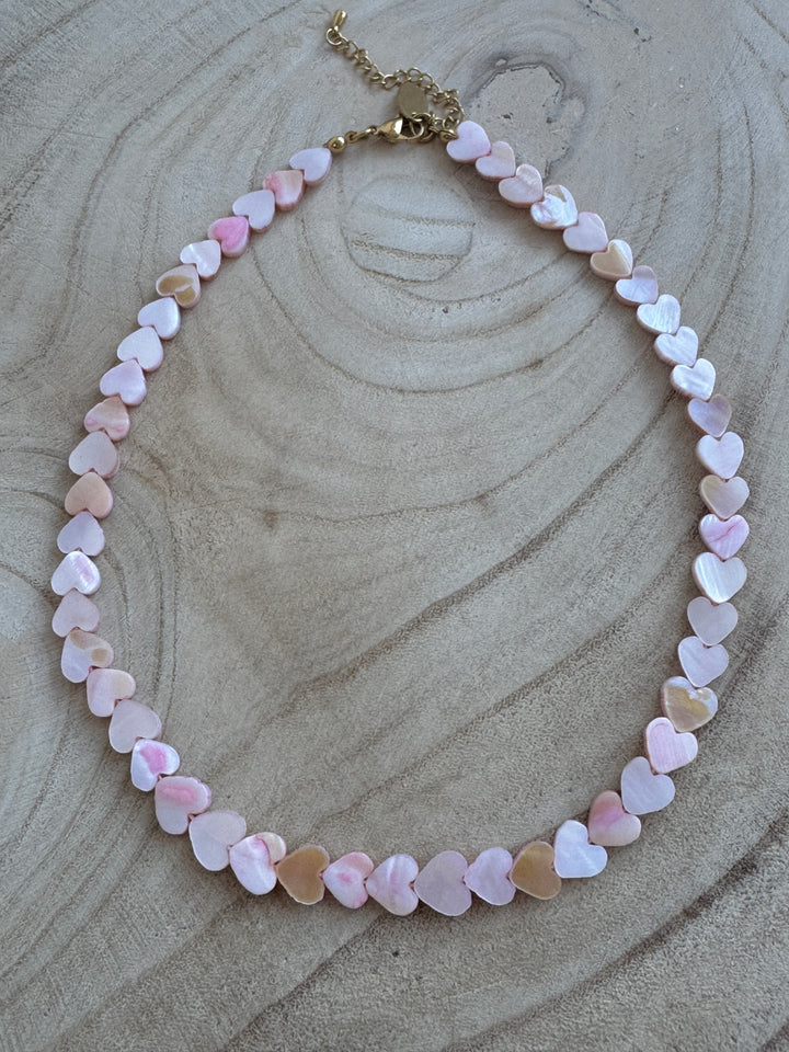 Pink Amora Shell Necklace