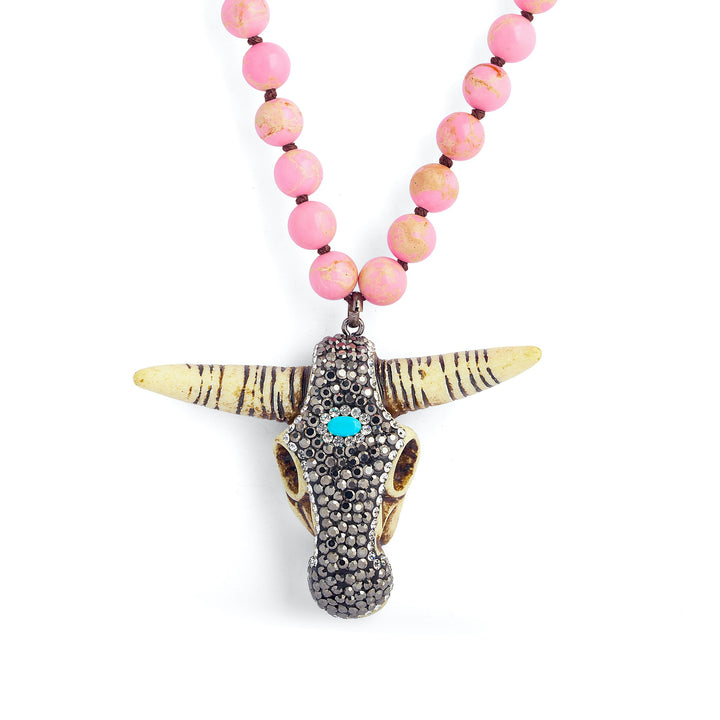Pink Buffy Necklace