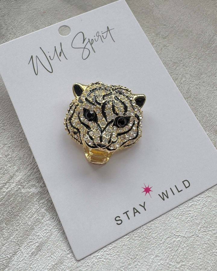 The Tiger Head Brooch