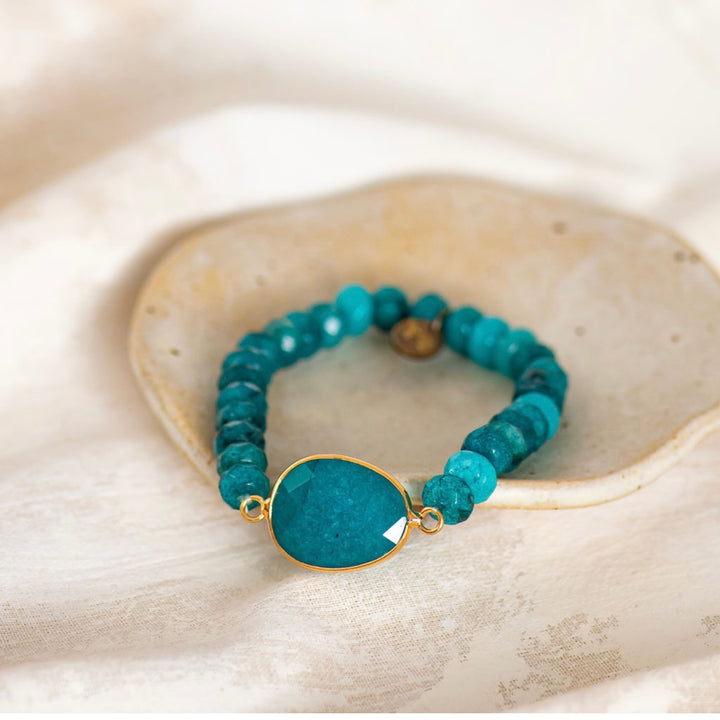 The Teal Spirit Stone Bracelet