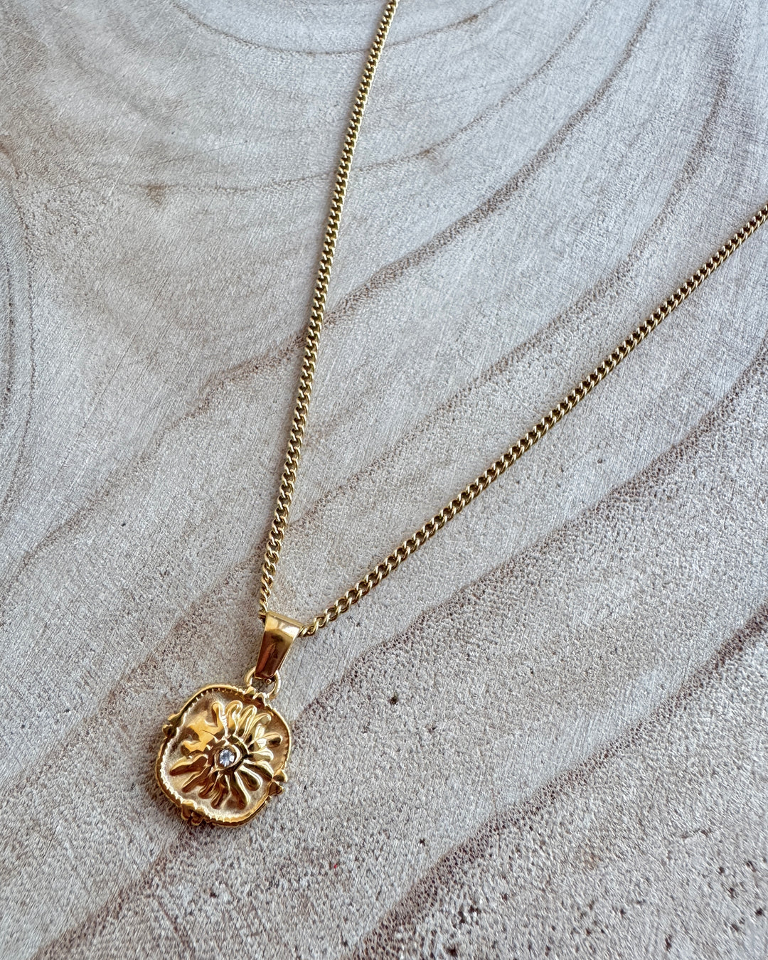 Blaze Gold Plated Waterproof Necklace