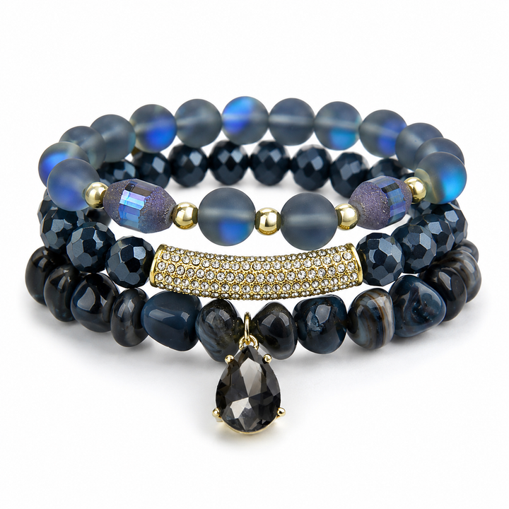 Indigo Set of 3 Bracelets