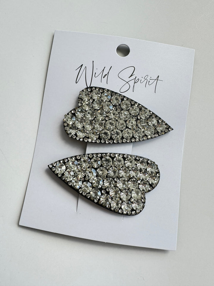 Heart Gift Set of 2 Hair Slides (Pack of 5)