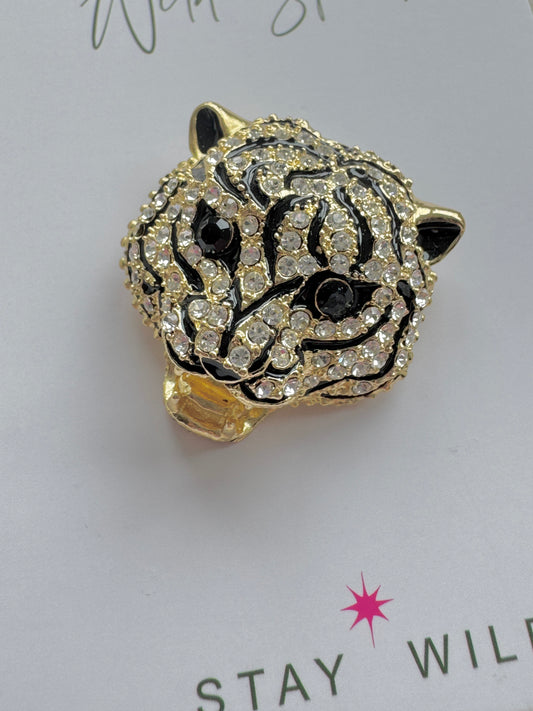 The Tiger Head Brooch