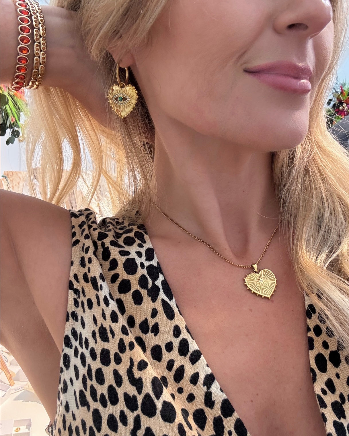 The Enchanted Gold Pated Waterproof Earrings