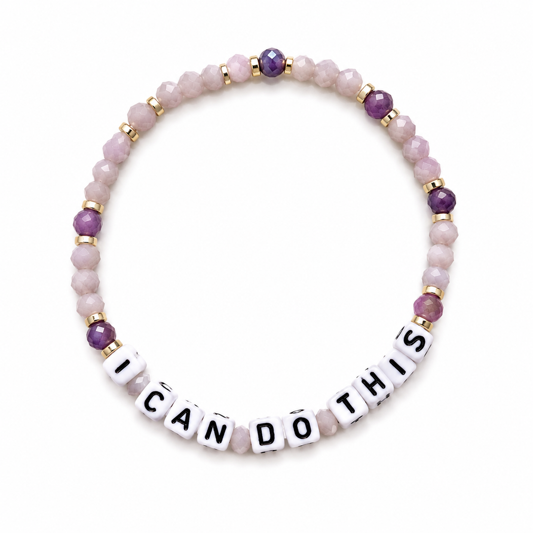 I Can Do This Letter Bracelet