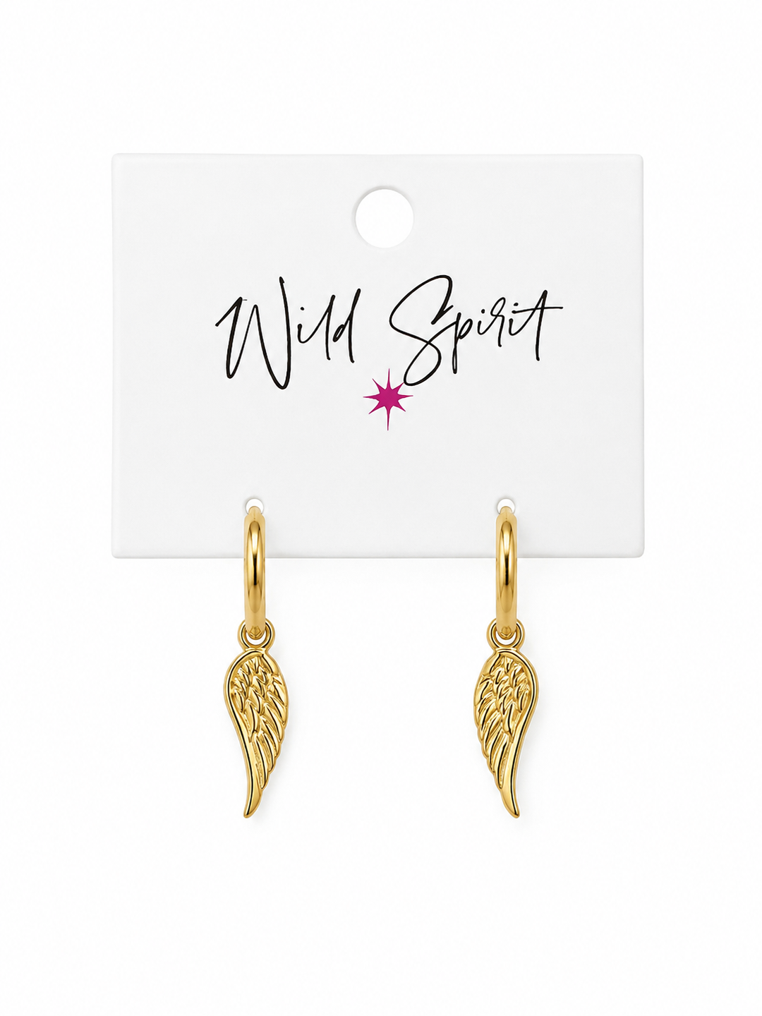 Gold Wing Earrings