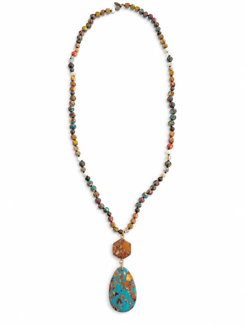 a necklace with a pendant