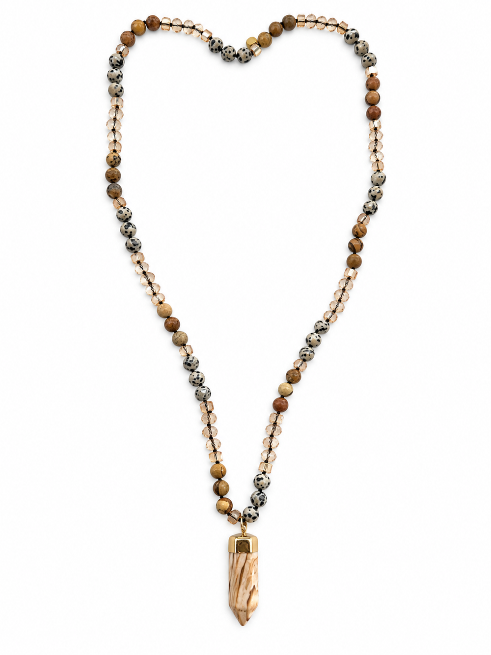 a necklace with a pendant