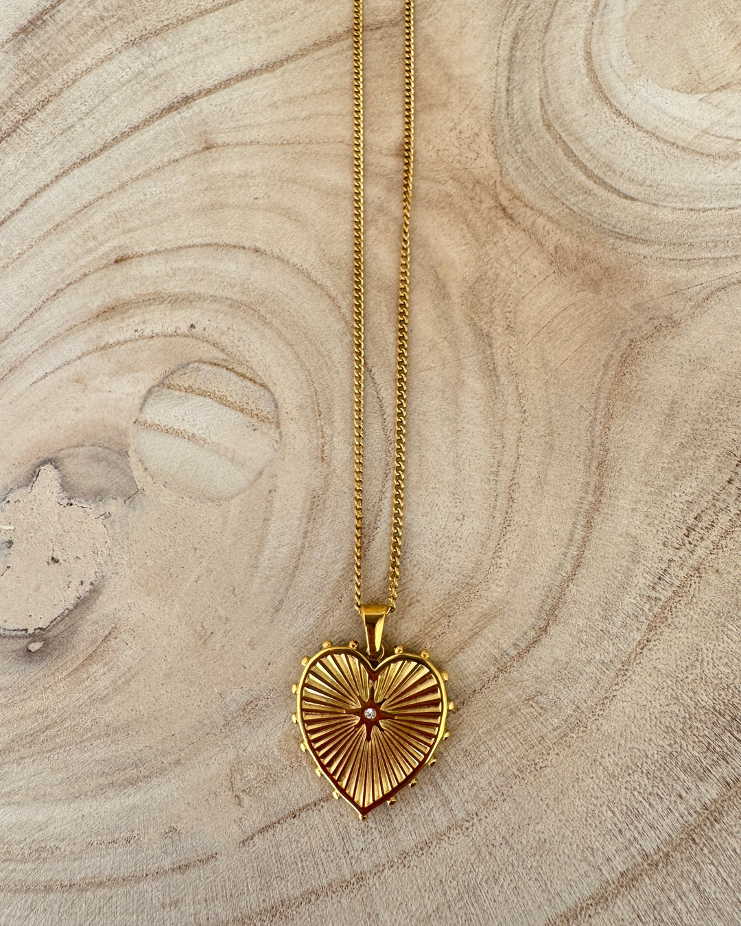 The Big Love Gold Plated Waterproof Necklace