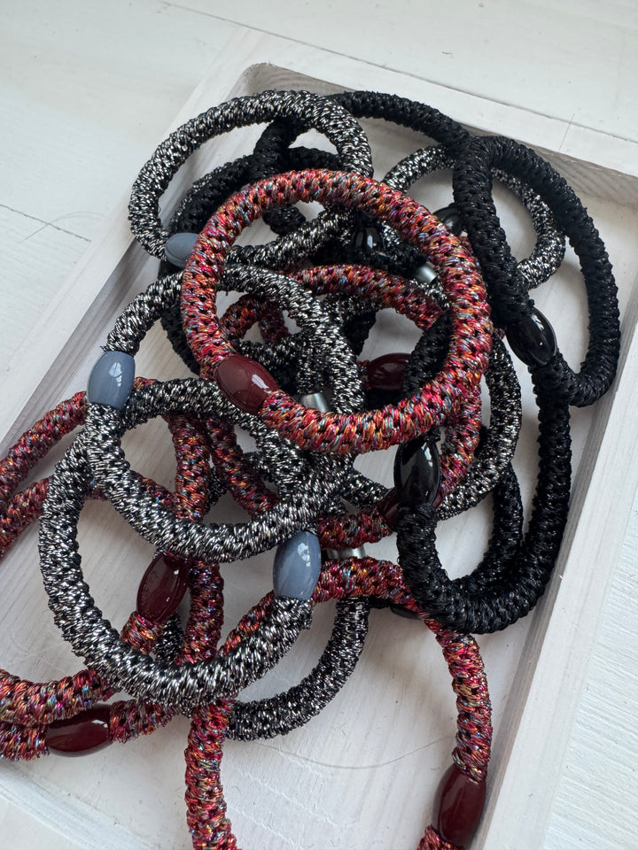 Mixed Metallics Twisty Hair Bobbles (12 Pk)