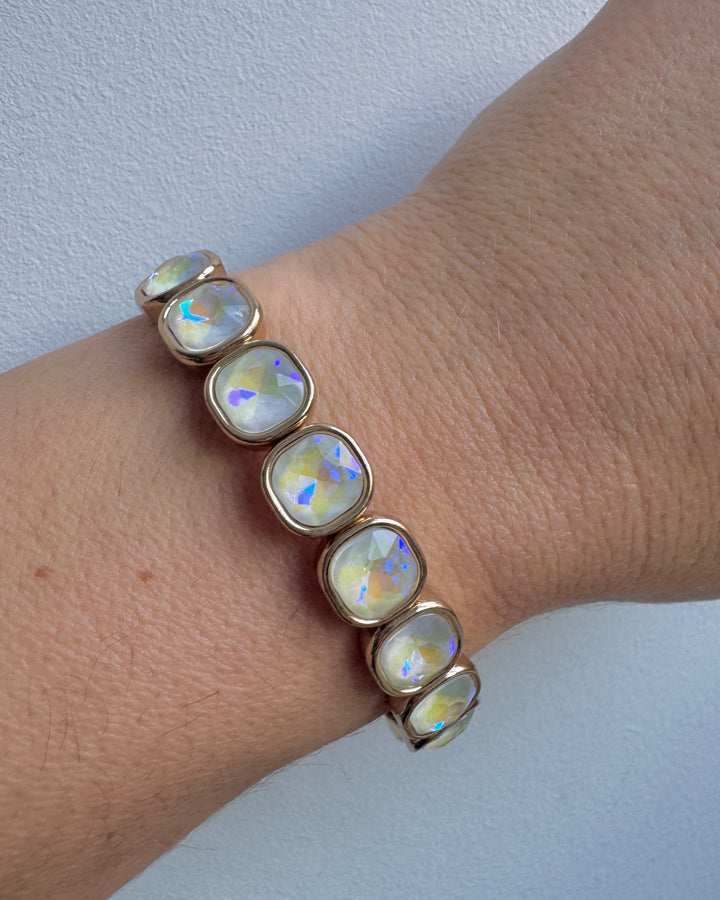 Opal Square Bling Bracelet