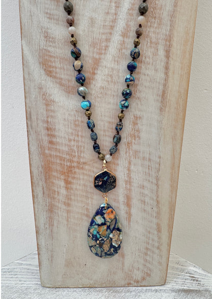 The Blue Jasper Necklace