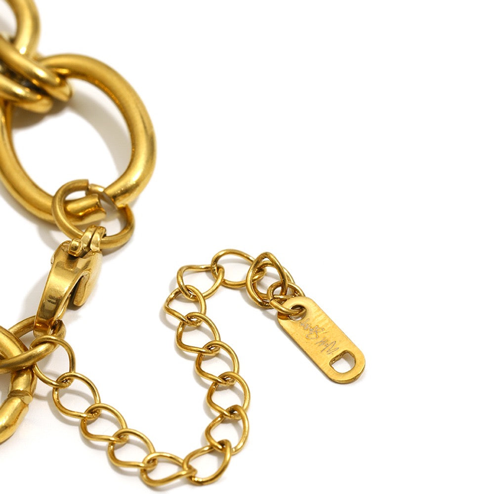 Luxe Chunky Gold Plated Bracelet