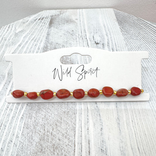The Red Jasper Nomad Bracelet
