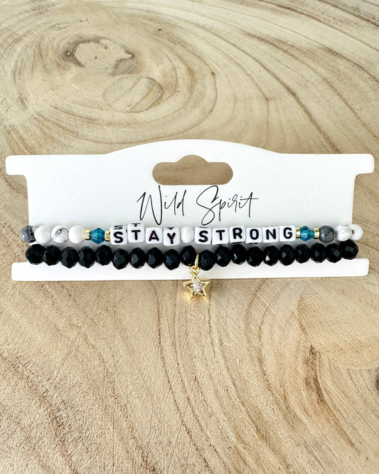 The Stay Strong Bracelet Gift Set