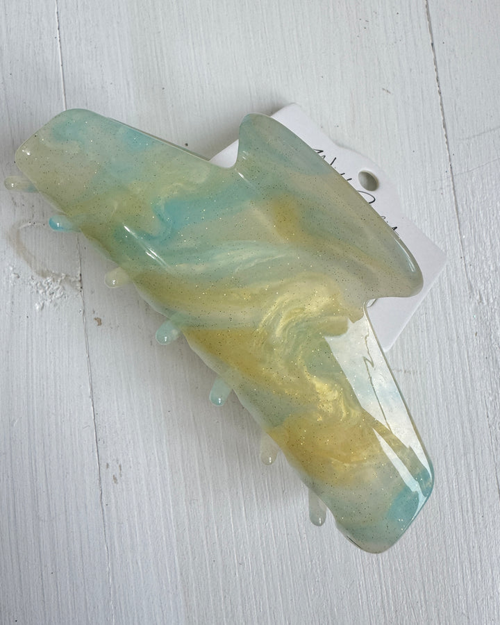 Lemonade Large Hair Claw (8 Pack)