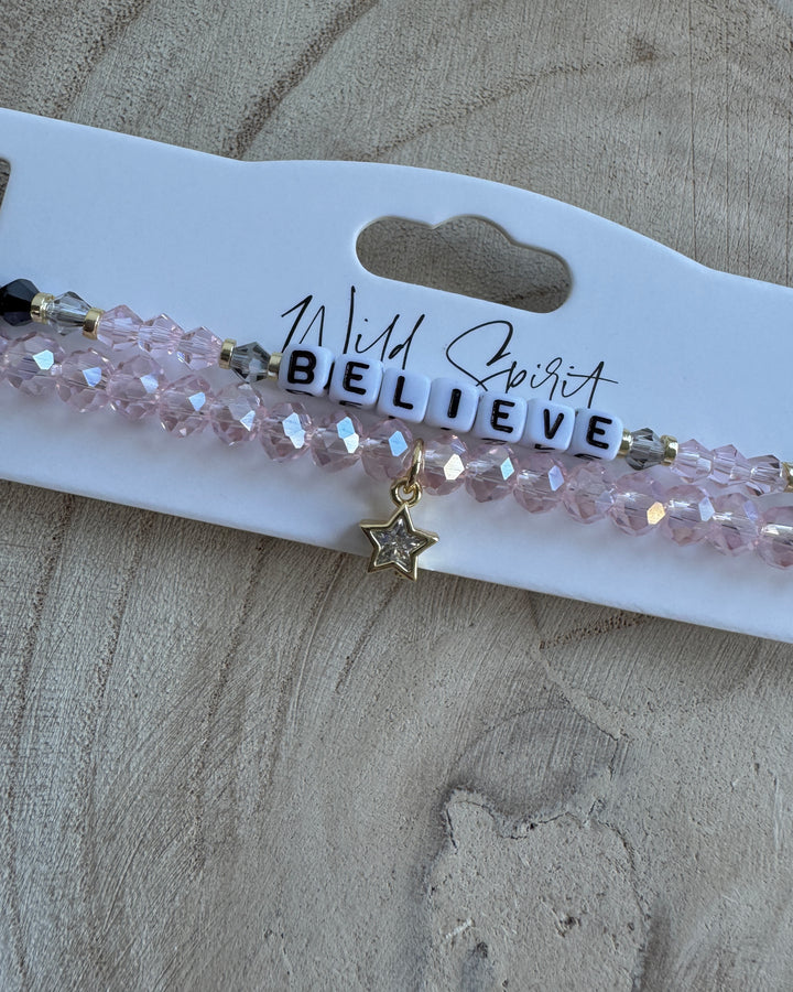 Believe Bracelet Set