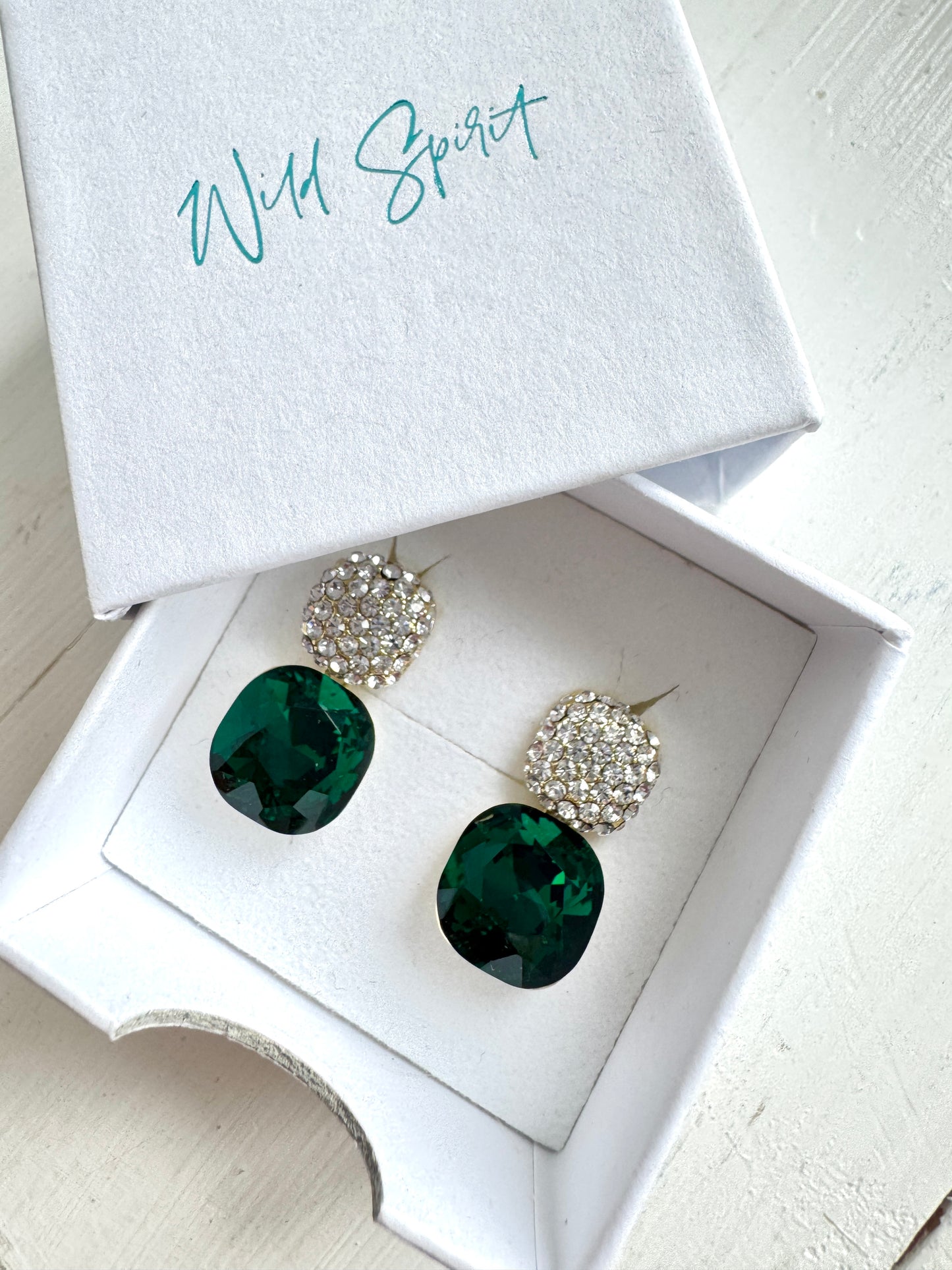 The Green Estelle Earrings
