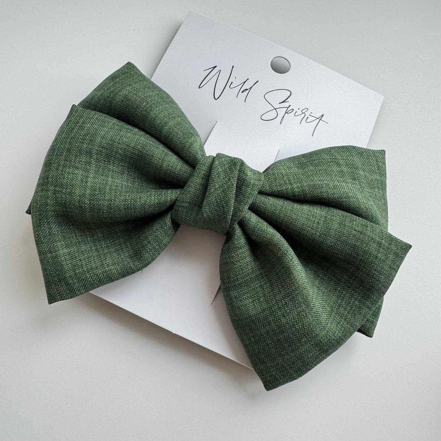 Green Hair Bow Slide (Pack of 4)