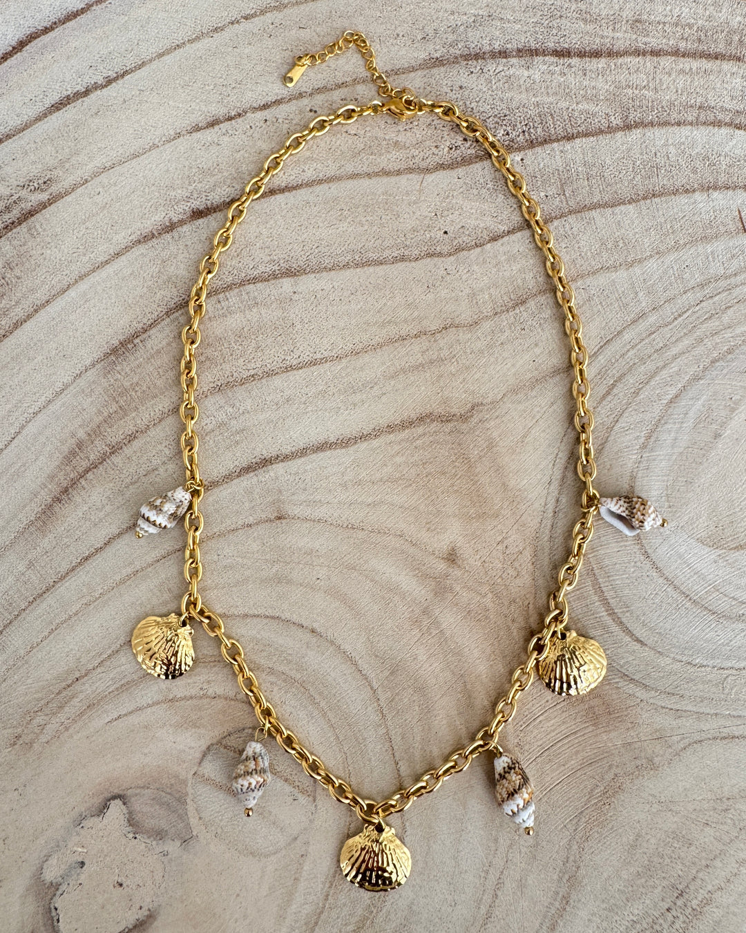 The Ocean Whispers Gold Plated Waterproof Necklace