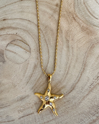 The Glowproof Starfish Bling Necklace