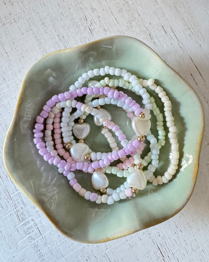 Kids Heart Bracelets (7 Pk)