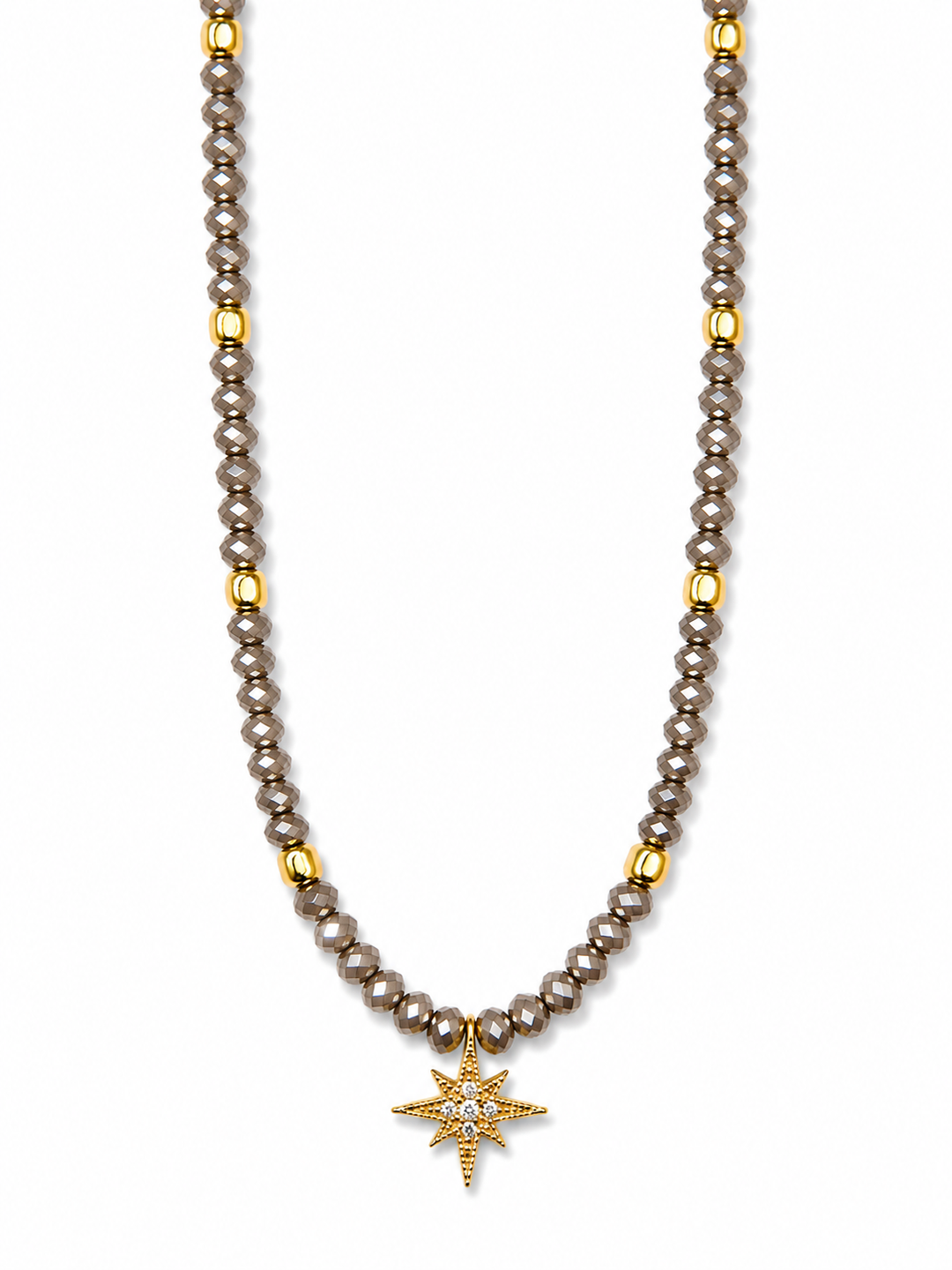 Taupe Twilight Star Necklace