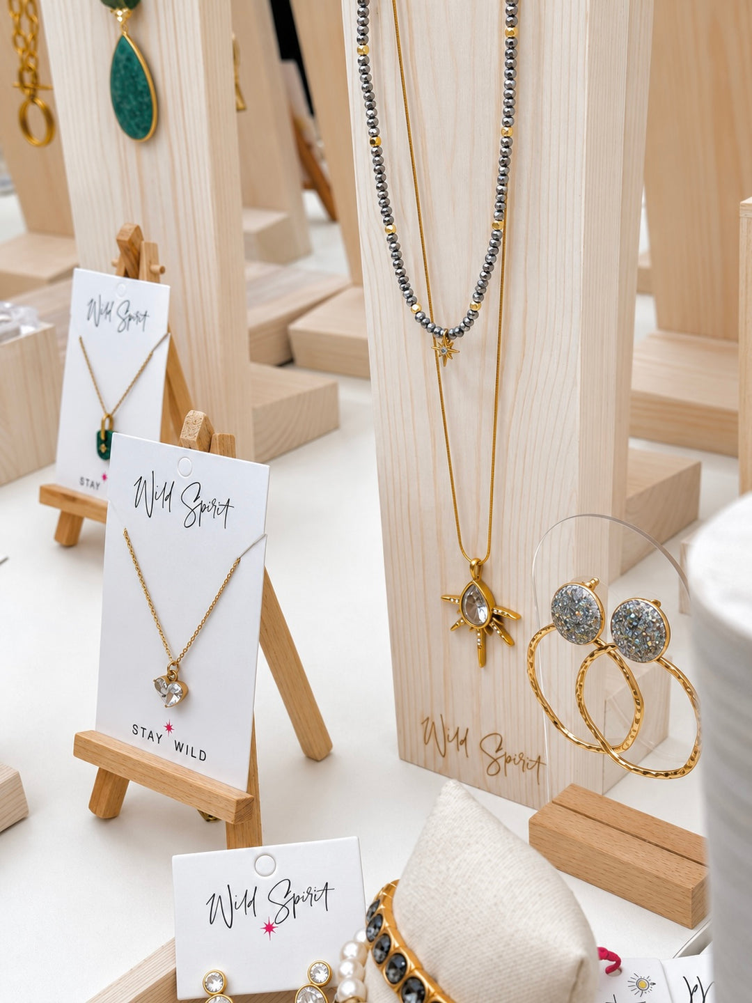 Tall T-Bar Necklace Display Stand