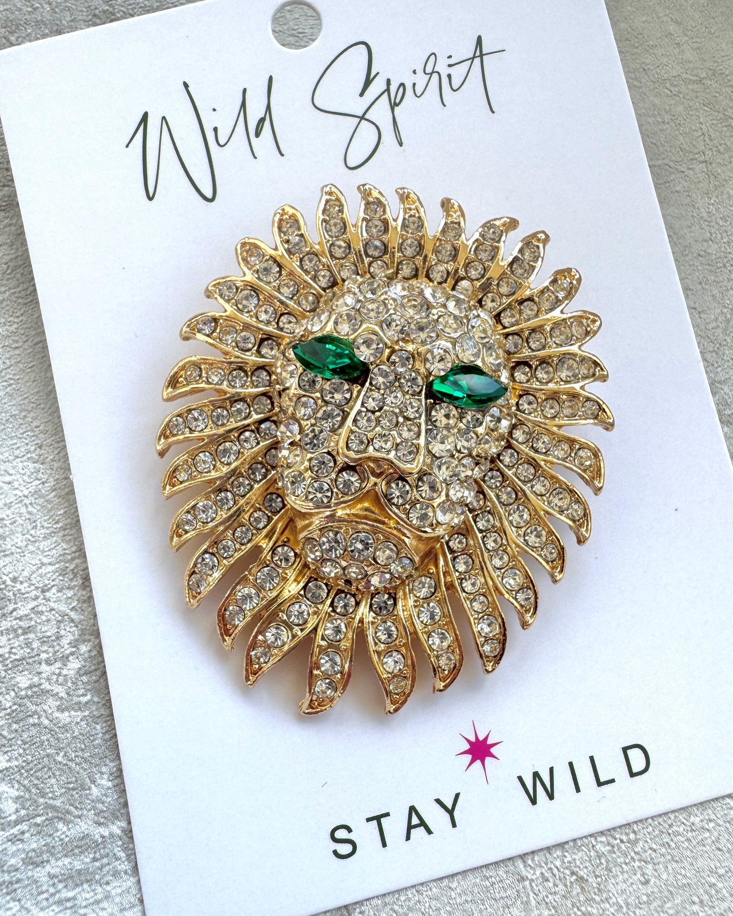 The Gold Lion Brooch