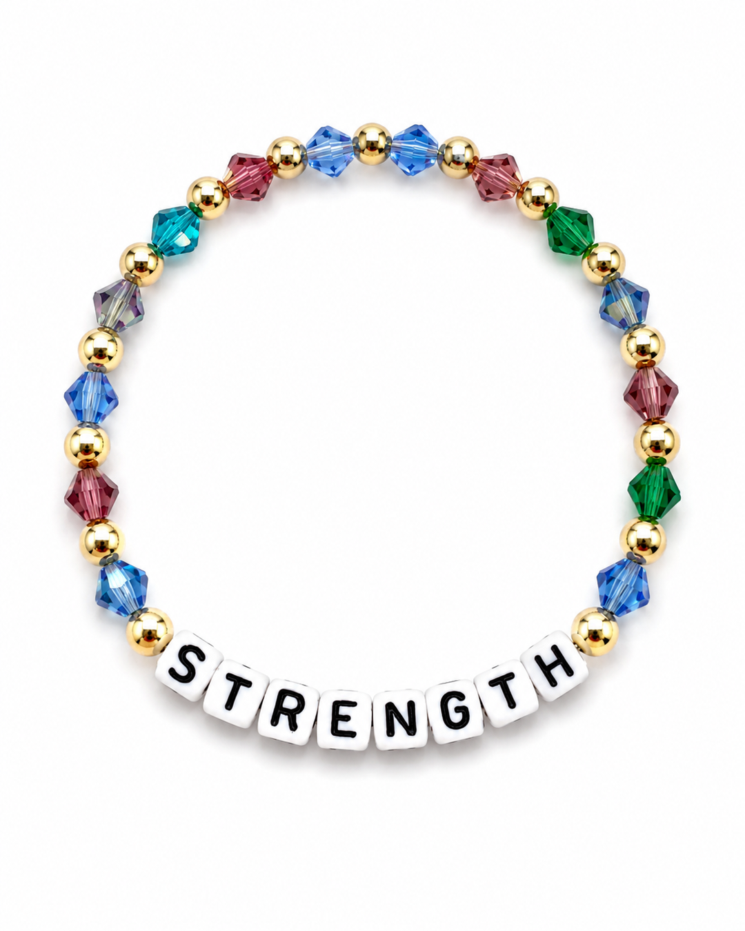 Strength Letter Bracelet
