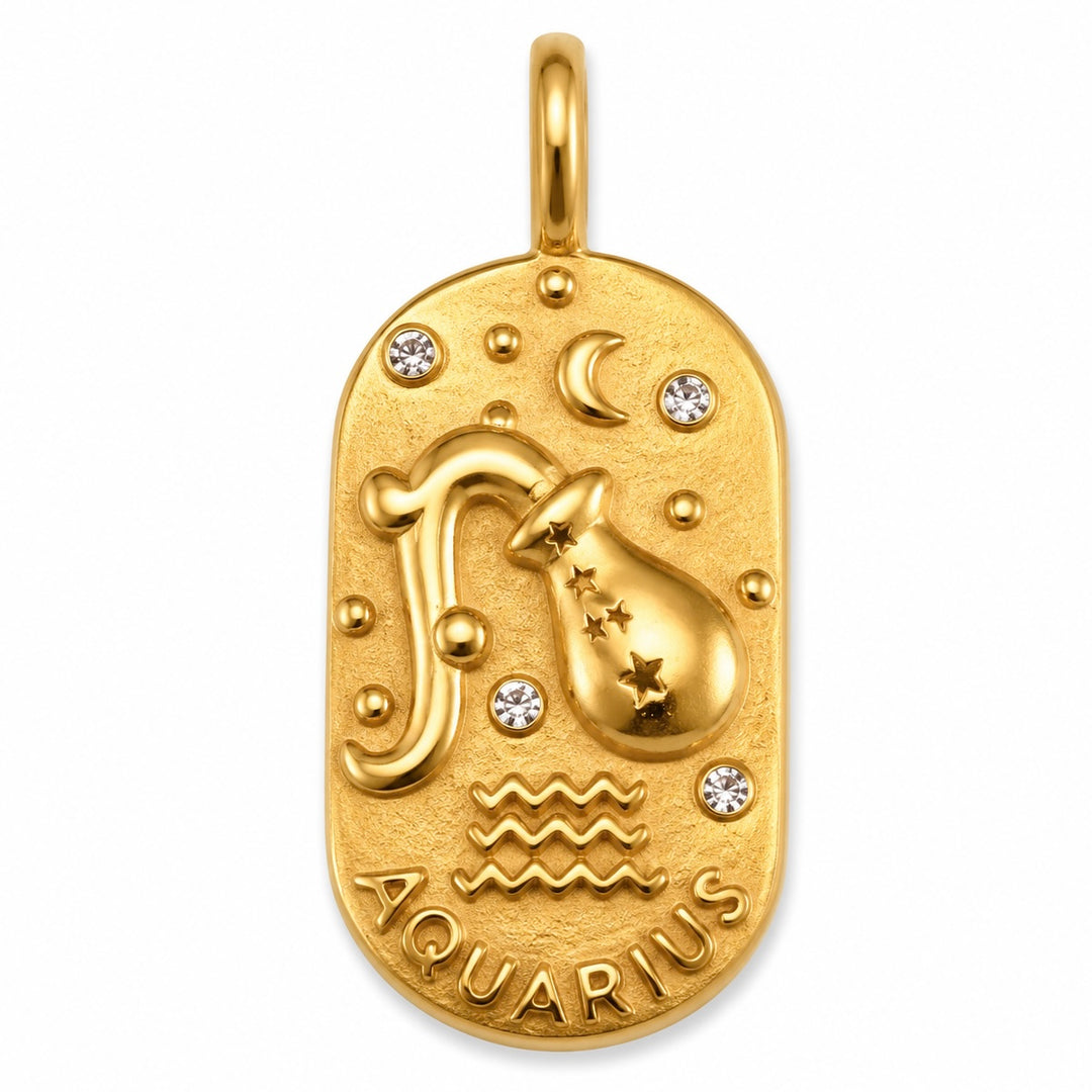 Set of 12 Horoscope Charm Necklaces
