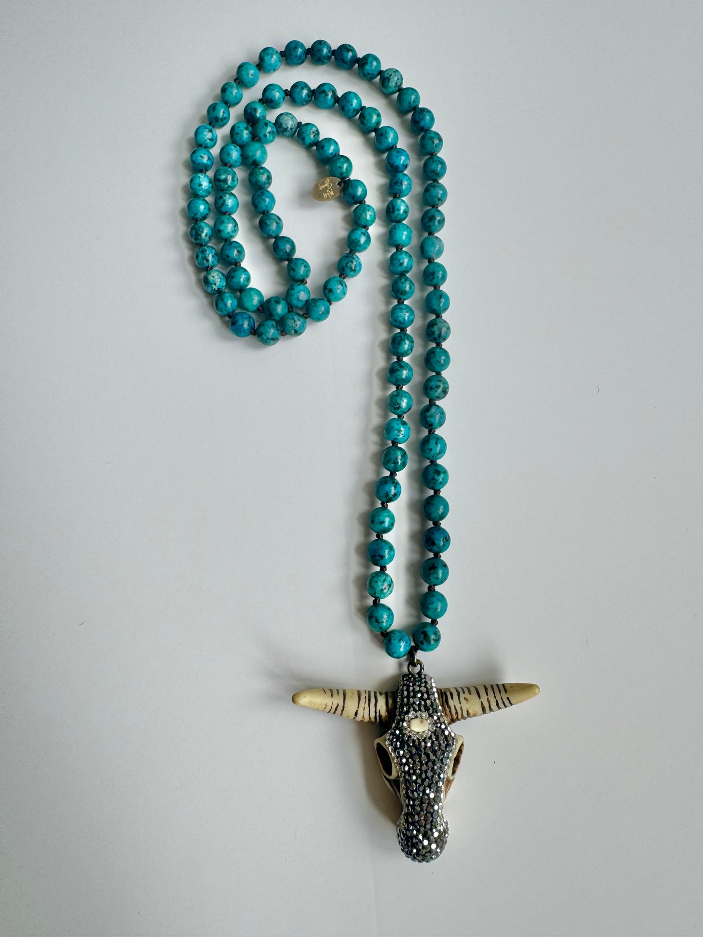 Teal Buffy Necklace