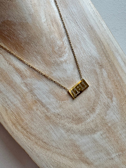 Waterproof Gold Plated 11:11 Necklace