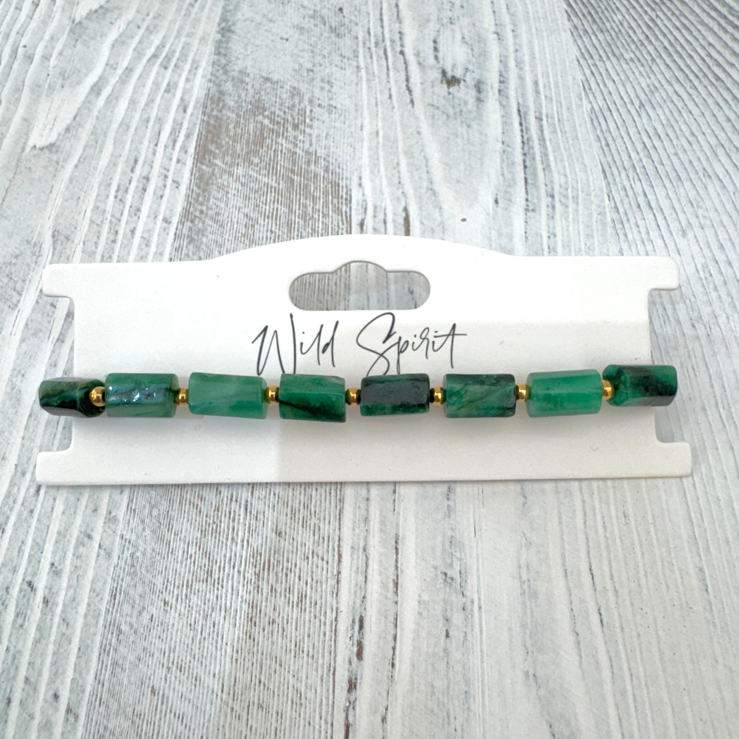 The African Emerald Rock Bracelet (Pre-Order Del end Aug)