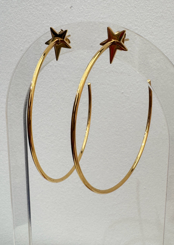The Supernova Gold Plated Waterproof Earrings