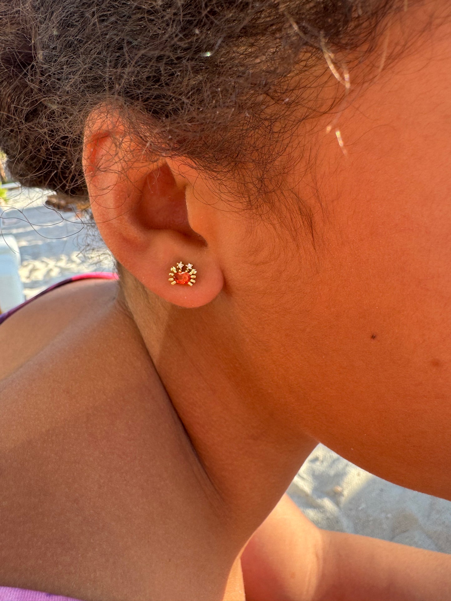 Mini Crab Stud Earrings