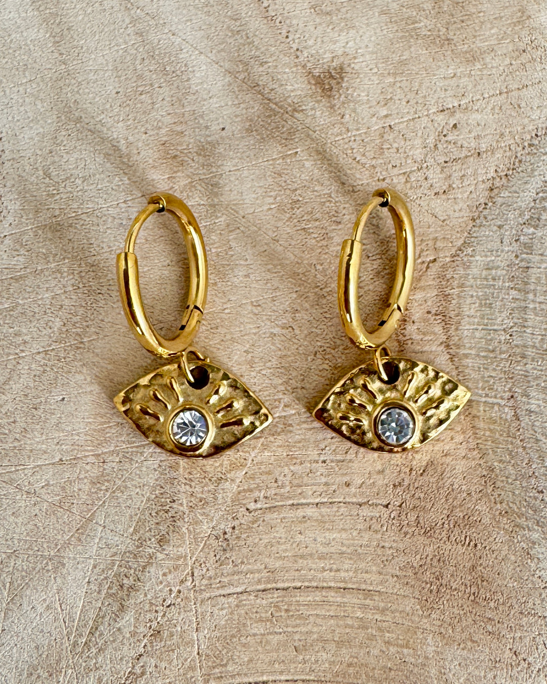 The Sunrise Gold Plated Waterproof Earrings