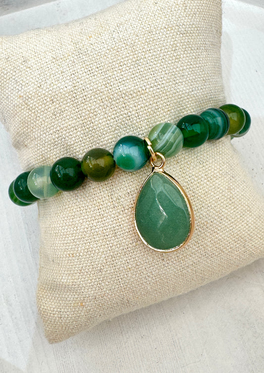 The Green Spirit Stone Bracelet