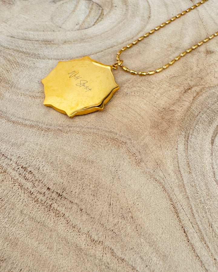 The Leaping Cheetah Gold Plated Waterproof Necklace