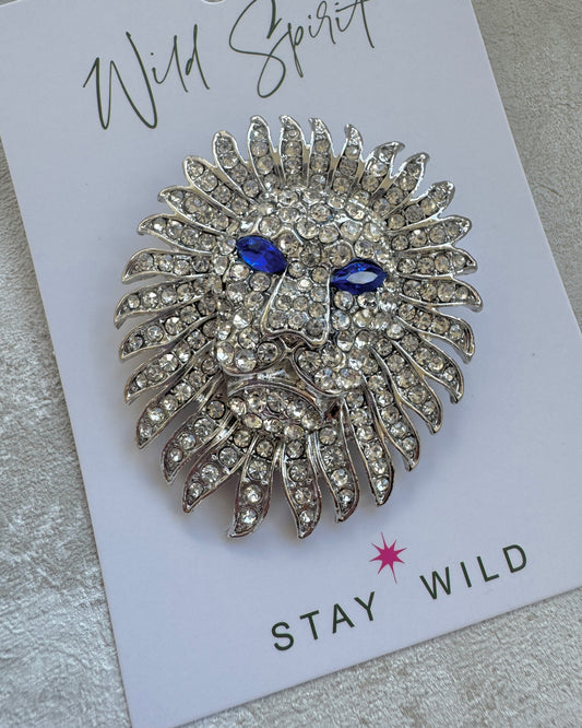 The Silver Lion Brooch