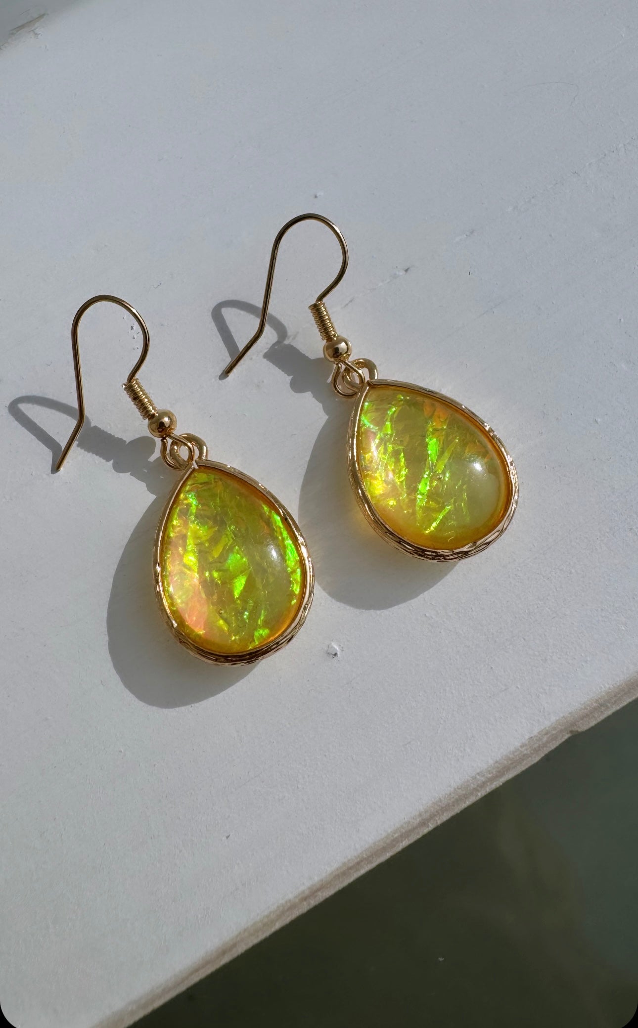 Honey Olive Earrings