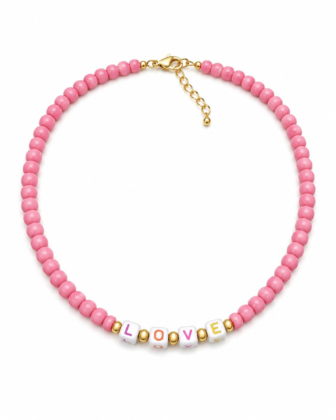 Pink LOVE Necklace