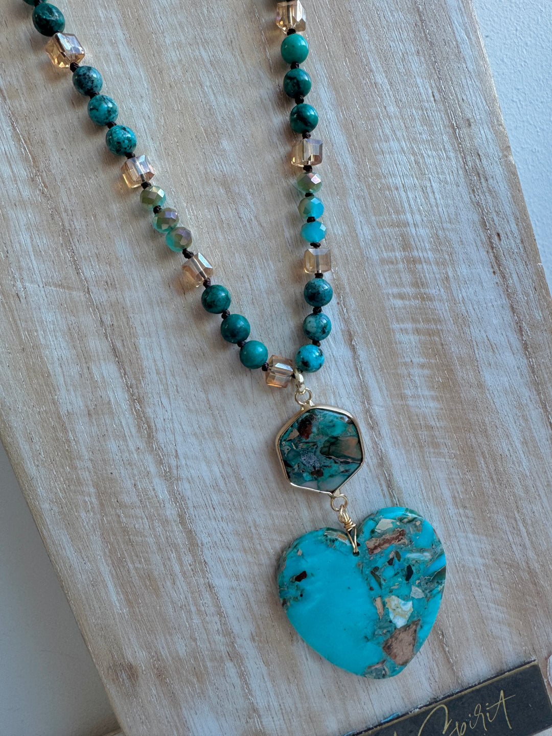 Jaselle Heart Jasper Necklace