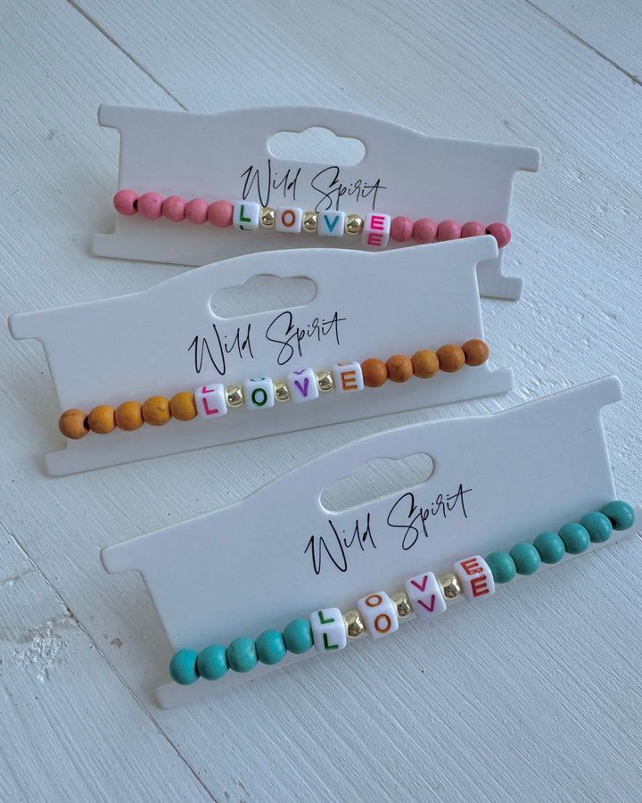 LOVE Bead Bracelet