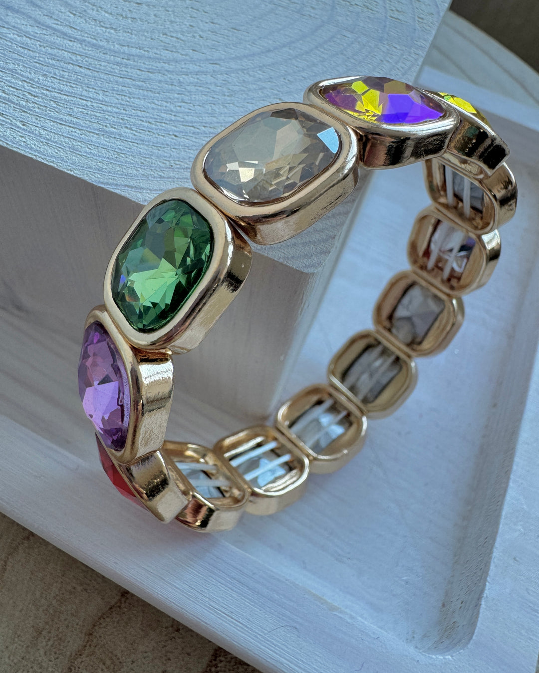 Tropical Square Bling Bracelet