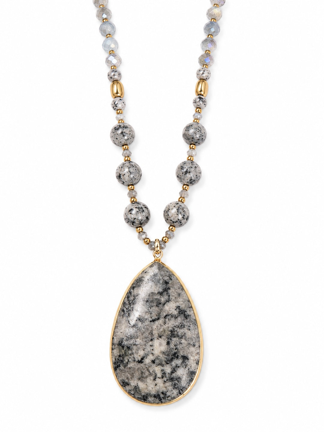 Larvikite Glow Necklace
