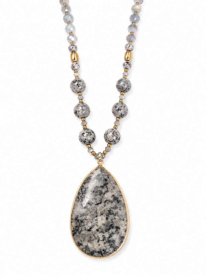 Larvikite Glow Necklace
