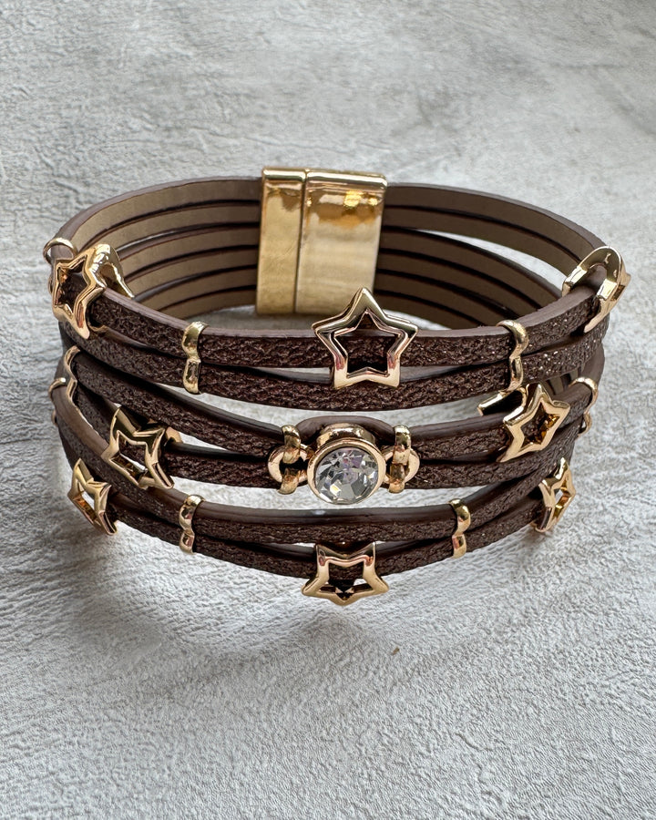 The Brown Starlight Cuff Bracelet